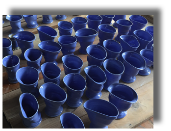 Blue Cups